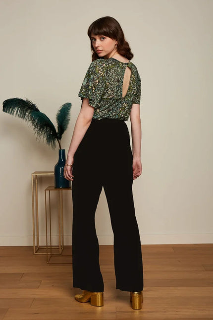 King Louie Marci Pants Uni Fargo, green