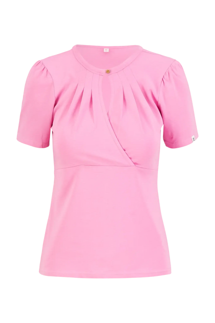 BLUTSGESCHWISTER top Criss Cross Coeur, summer strawberry pink