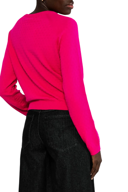 Sweet knit, pink dragon fruit knit