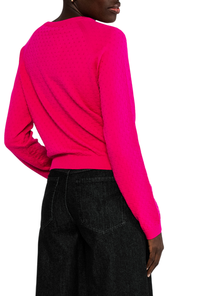 Sweet knit, pink dragon fruit knit