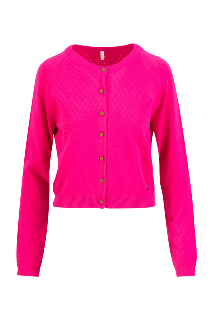 Sweet knit, pink dragon fruit knit