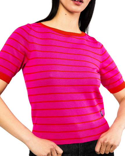 pretty preppy, pink picnic parade stripe