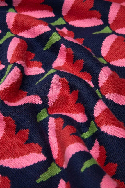 BLUTSGESCHWISTER Knitted Jumper Cold Day Warm Heart