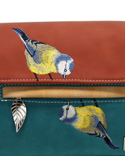 Twiggle Koolmeesjes Petrol/red