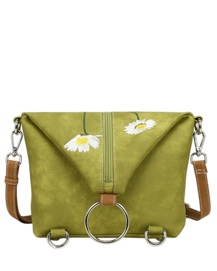 Wildflower crosbody/backpack, l. green