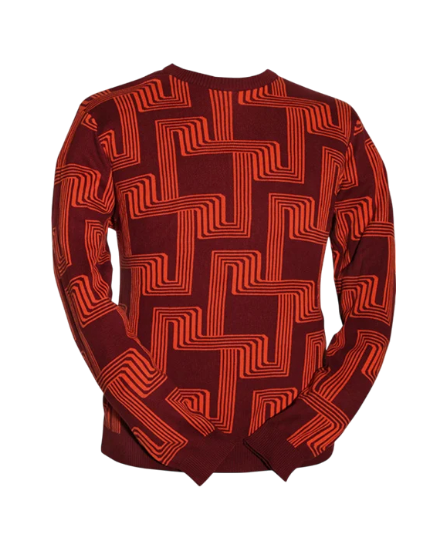 Lines aubergine-orange