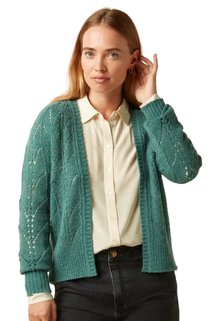 KING LOUIE Blanca Cardi Orcia - Smoke Green