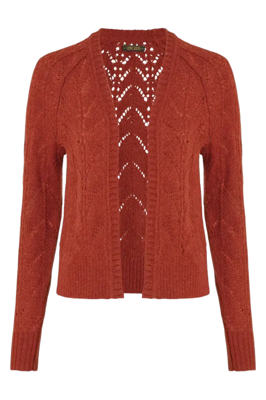 Cardi Blanca Orcia - Marrom Picante