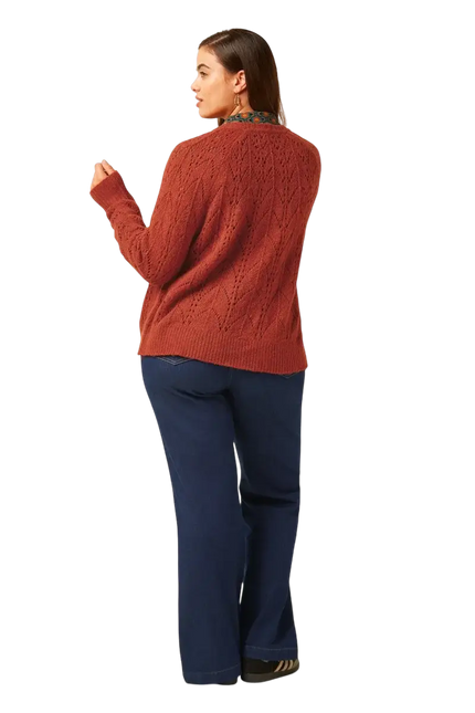 KIING LOUIE Blanca Cardi Orcia - Spicy Brown