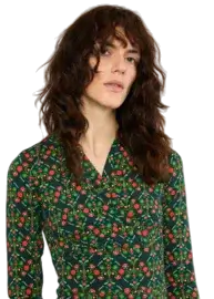BLUTSGESCHWISTER jurk Shalala Tralala Shawl, tiney shiny x-mastree