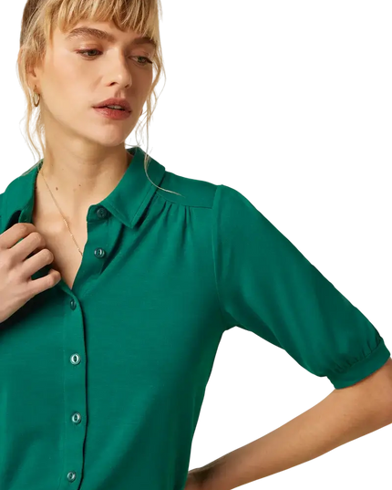 Blusa Carina Tulum Verde Ponderosa