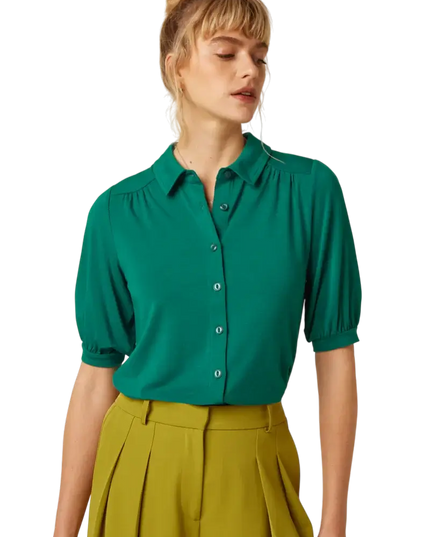 Blusa Carina Tulum Verde Ponderosa