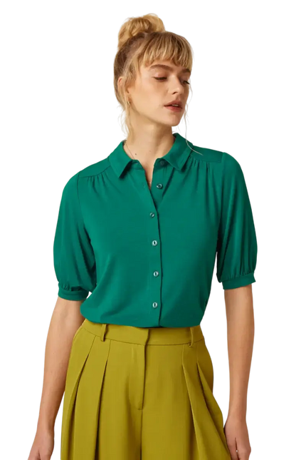 Carina Blouse Tulum Ponderosa Green