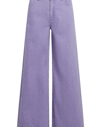 Calça Peppa Denim Colorido Lilás Transparente