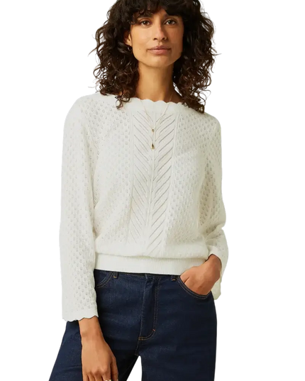 Top Audrey Rocky Ajour Branco