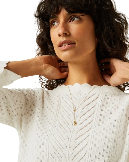 Top Audrey Rocky Ajour Branco