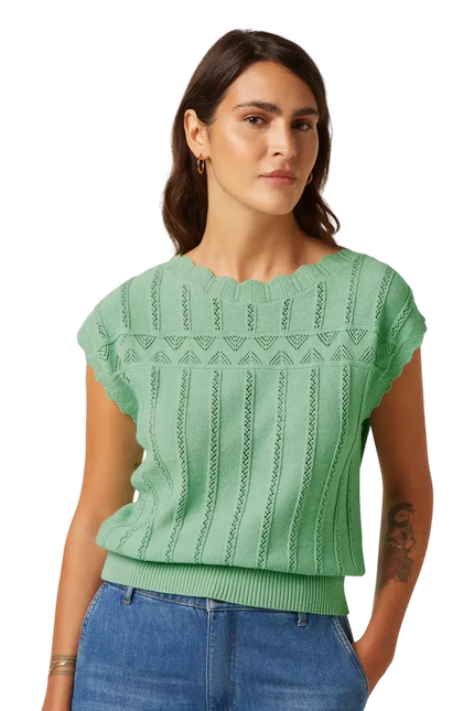 Liora Top Rocky Ajour Minty Meadow