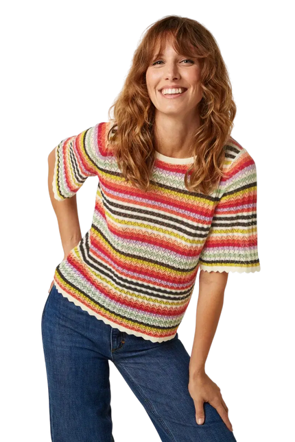 KING LOUIE Maree Top Basile Multi Color