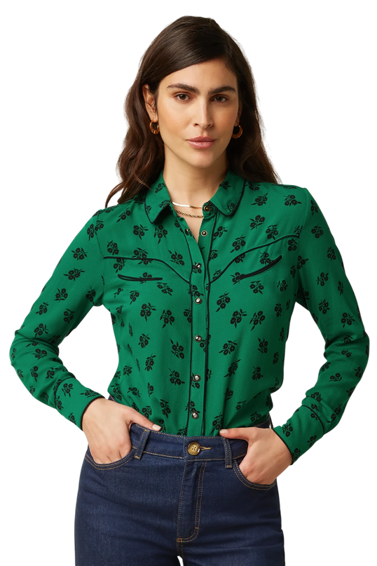 King Louie Rosie Western Blouse Farlane
