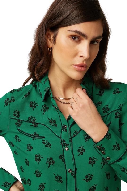 King Louie Rosie Western Blouse Farlane
