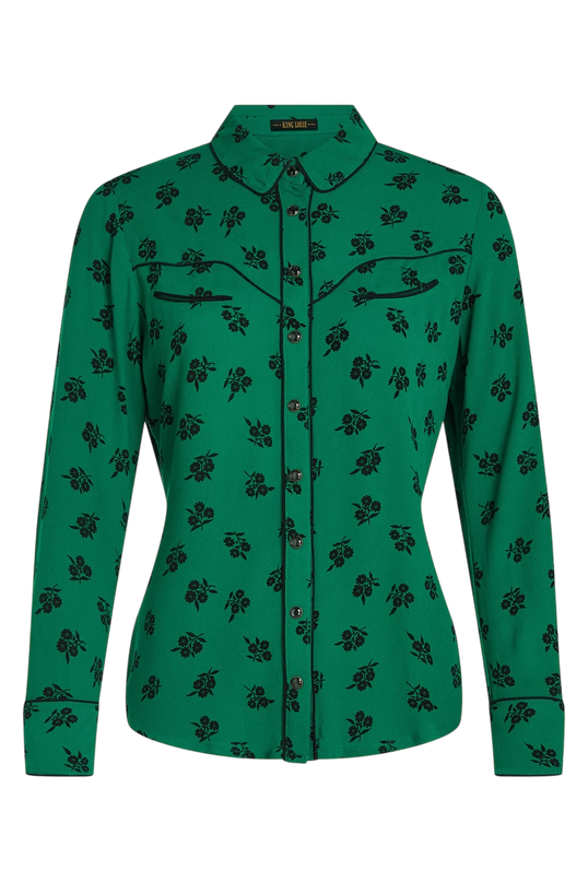 King Louie Rosie Western Blouse Farlane