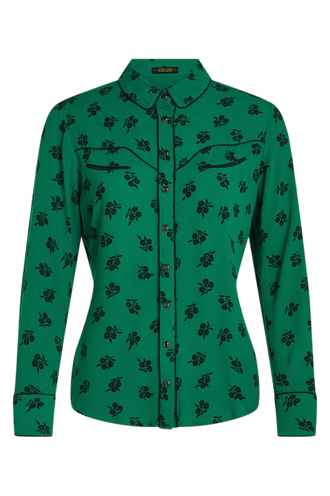 King Louie Rosie Western Blouse Farlane