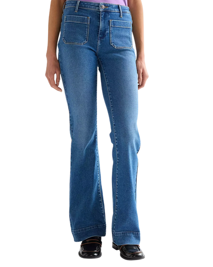 WRANGLER FLARE JEAN, RAVEN