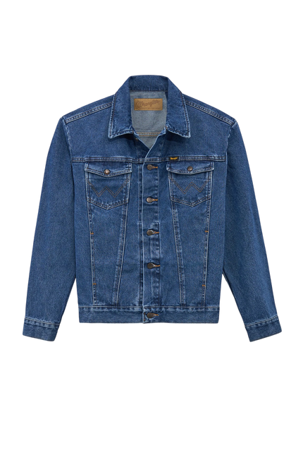 Wrangler regular cowboy cut jacket, stonewash
