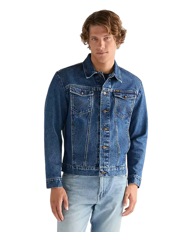 Wrangler regular cowboy cut jacket, stonewash