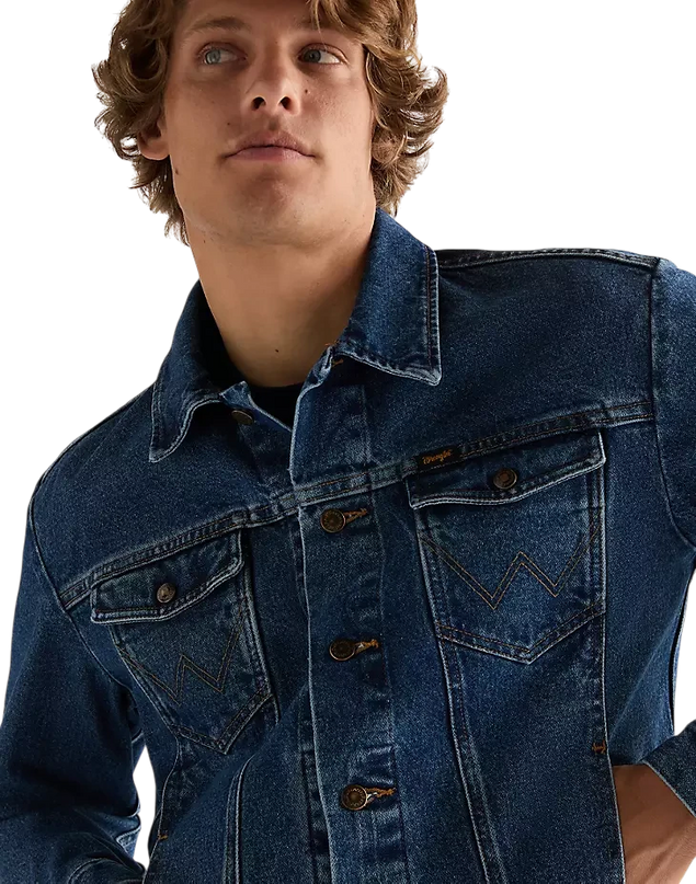 Wrangler regular cowboy cut jacket, stonewash