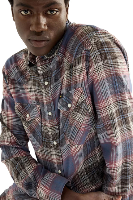 WRANGLER REGULAR WESTERN SHIRT, SOFT BROWN
