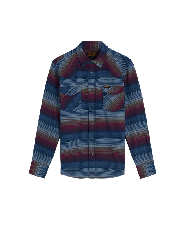 Wrangler blouse Western Shirt Dark Americana