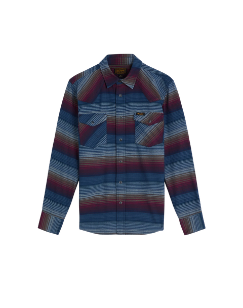 WRANGLER BLOUSE WESTERN SHIRT DARK AMERICANA