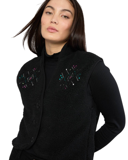 Heat up Vestover, black onyx teddy