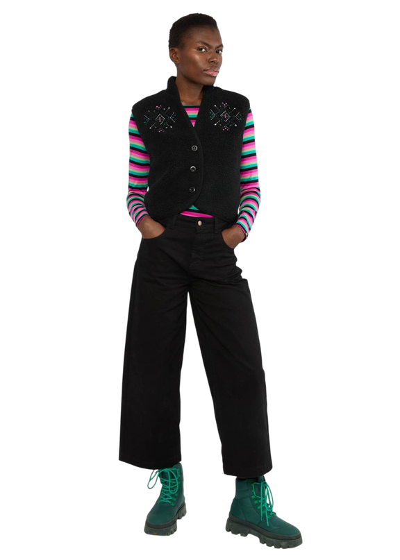 Heat up Vestover, black onyx teddy