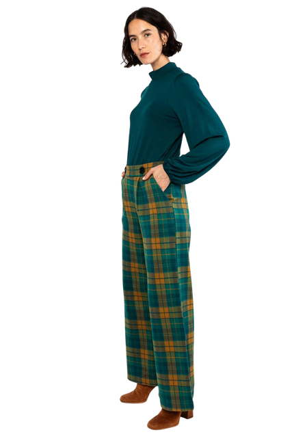 BLUTSGESCHWISTER PANTALON TAILORED BUSINESS, CLASSY SASSY CHECK