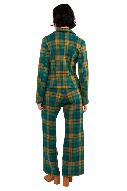 BLUTSGESCHWISTER BLAZER TAILORED THREADS, CLASSY SASSY CHECK