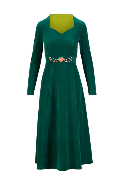 BLUTSGESCHWISTER Velvet Glamour Heart Fairytale Waterlily Green