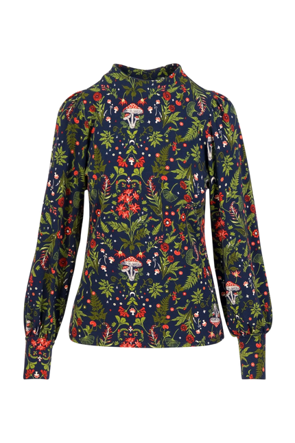BLUTSGESCHWISTER TOP WHIMSICAL DELIGHT, DREAMY MUSHROOM CARPET