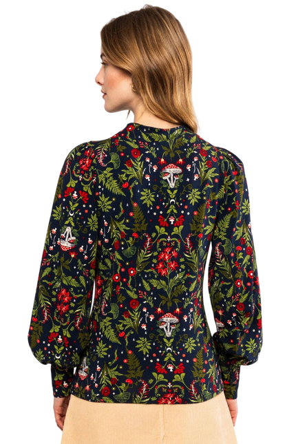 BLUTSGESCHWISTER TOP WHIMSICAL DELIGHT, DREAMY MUSHROOM CARPET