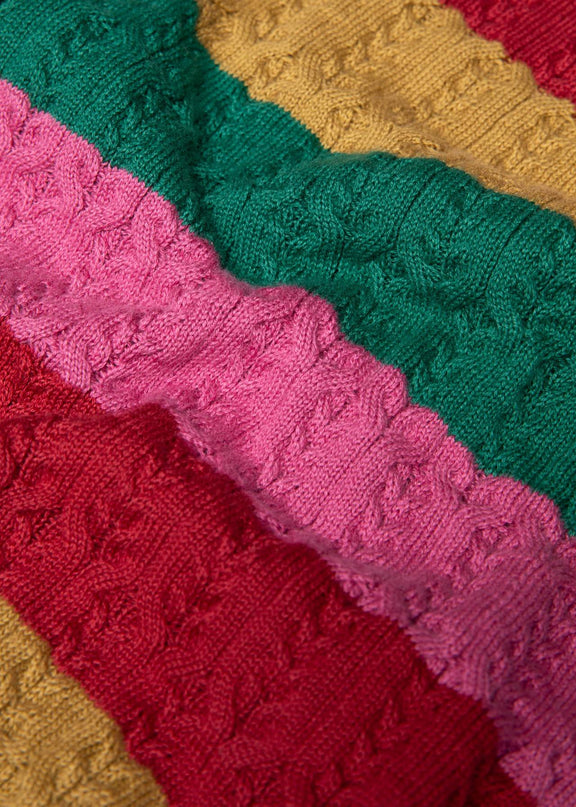 Blutsgeschwister spencer, Carnaby Candy, little party stripe knit