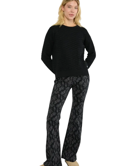 On a Winters Day Flared princess tapestry black
