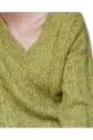 SURKANA Oversize sweter warkoczowy - khaki