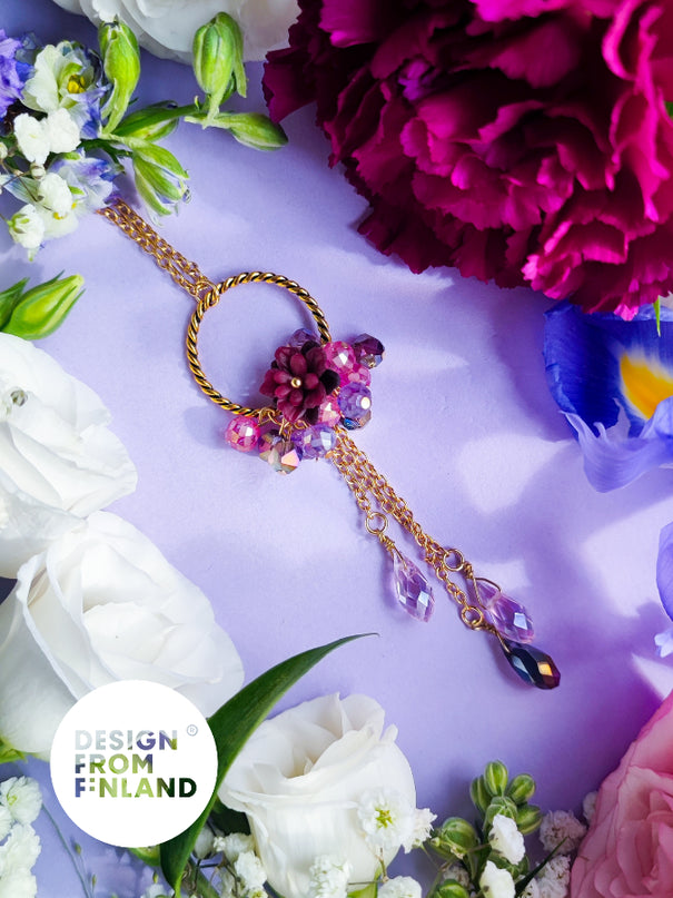 DAUGHTER OF THE WILD ROSE KETTING - 18K GOLD PLATED
