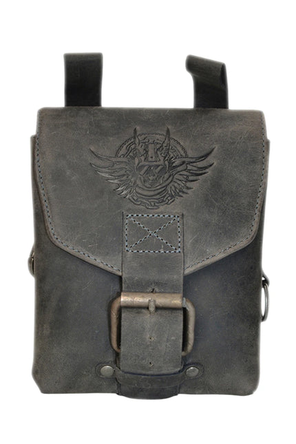 GREENBURRY BIKER HEUPTAS CHARCOAL LEER