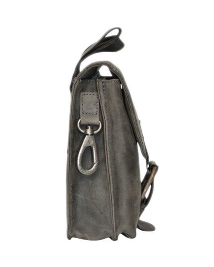 GREENBURRY BIKER HEUPTAS CHARCOAL LEER
