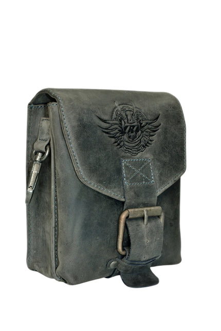 GREENBURRY BIKER HEUPTAS CHARCOAL LEER