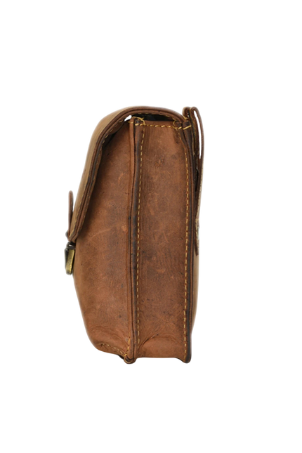 GREENBURRY BIKER HEUPTAS BRUIN LEER