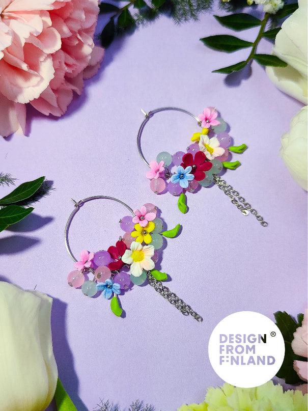 DAUGHTER OF THE NORTH MIDSUMMER SPELL HOOP EARRINGS