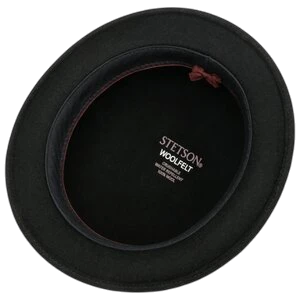 STETSON BOWLER WOOLFELT, BLACK
